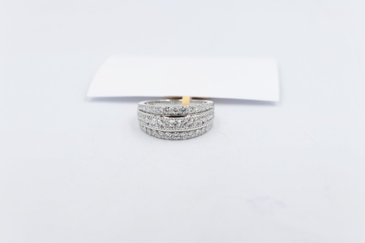 10ct White Gold Lab Grown Diamond  Fashion Ring 1 ct TDW