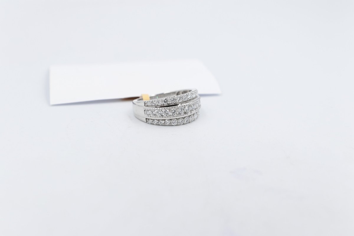 10ct White Gold Lab Grown Diamond  Fashion Ring 1 ct TDW