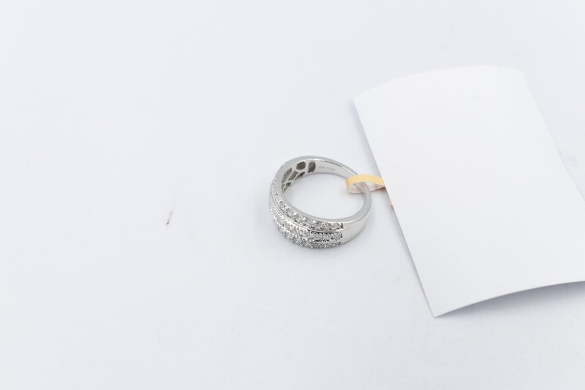 10ct White Gold Lab Grown Diamond  Fashion Ring 1 ct TDW