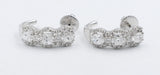 10K Lab Grown Diamond Earrings TDW 1.5ct