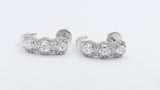 10K Lab Grown Diamond Earrings TDW 1.5ct