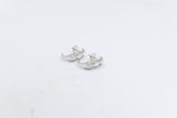 10K Lab Grown Diamond Earrings TDW 1.5ct