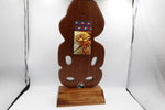 New Zealand Native Wood Tiki on a base WM841B