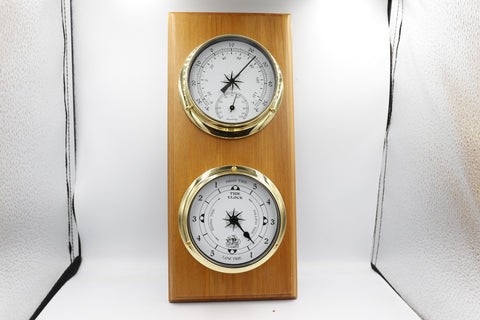 New Zealand Rimu Tide clock with Humidy and Temparature
