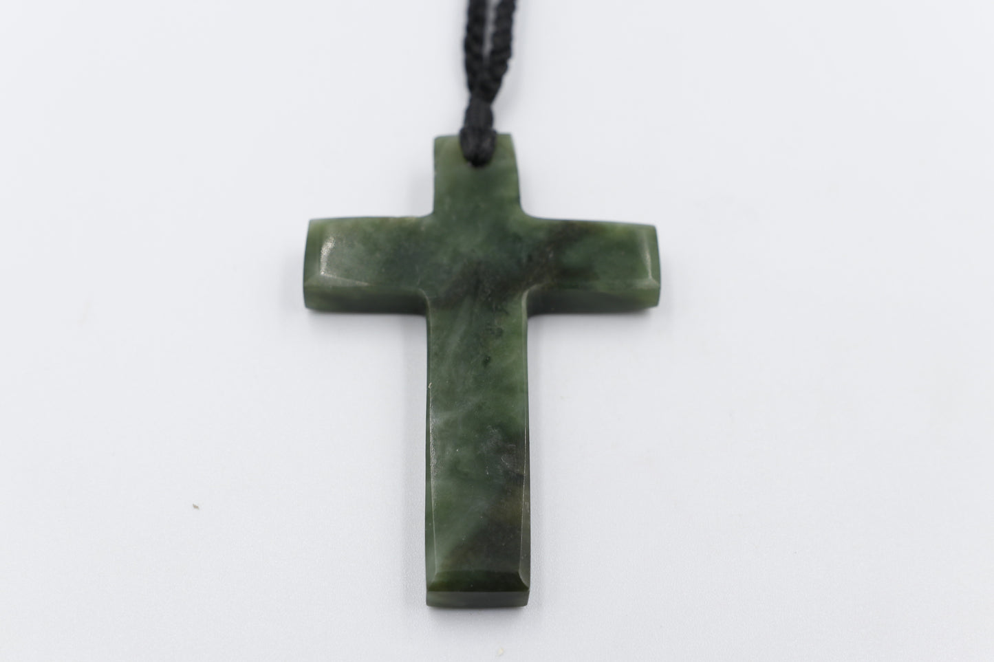 New Zealand Greenstone Cross JP211