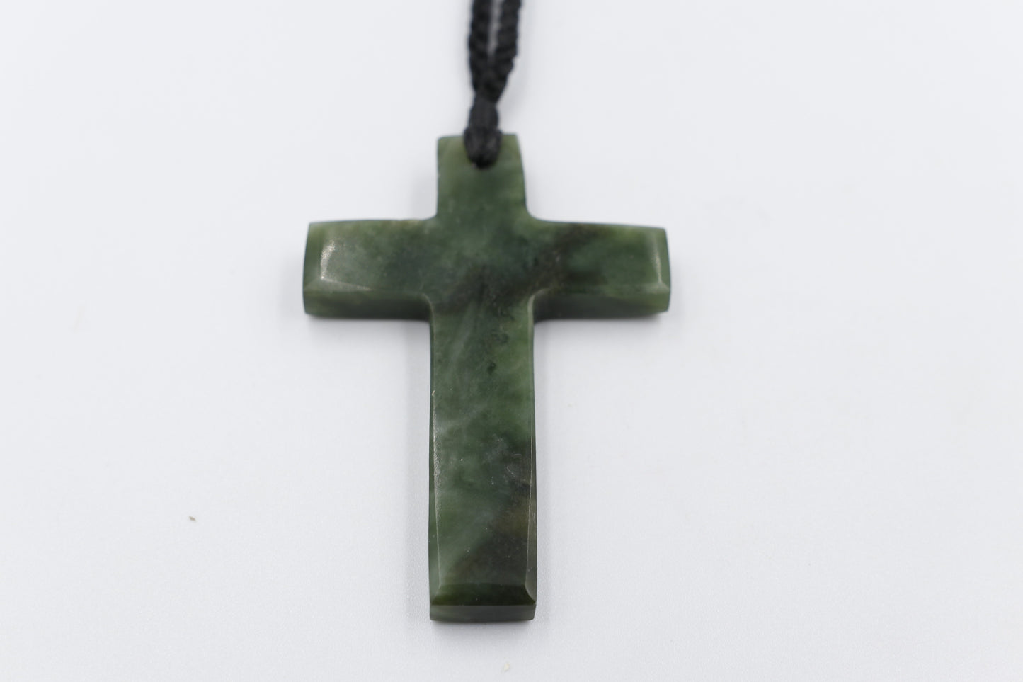 New Zealand Greenstone Cross JP211