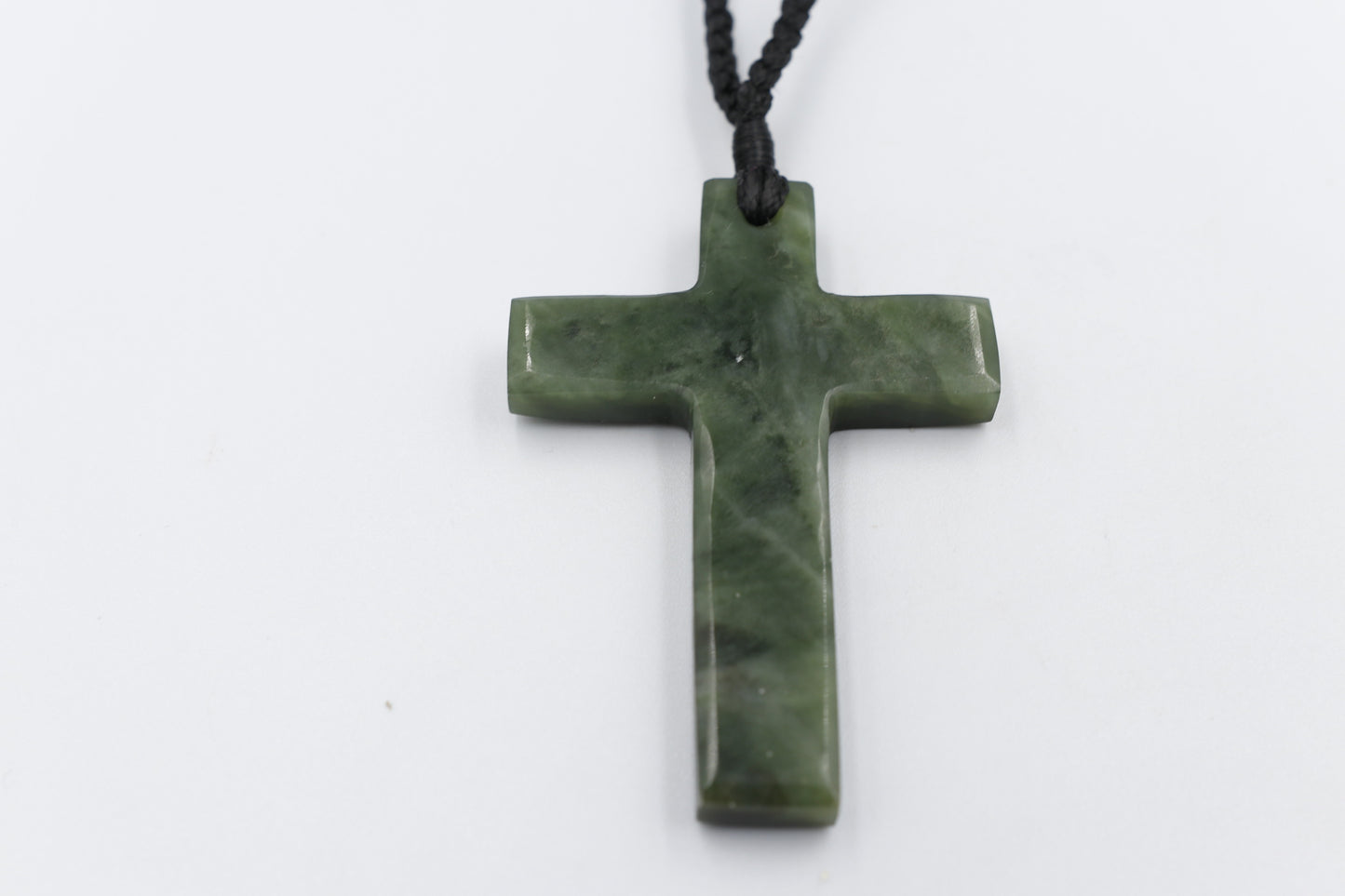 New Zealand Greenstone Cross JP211