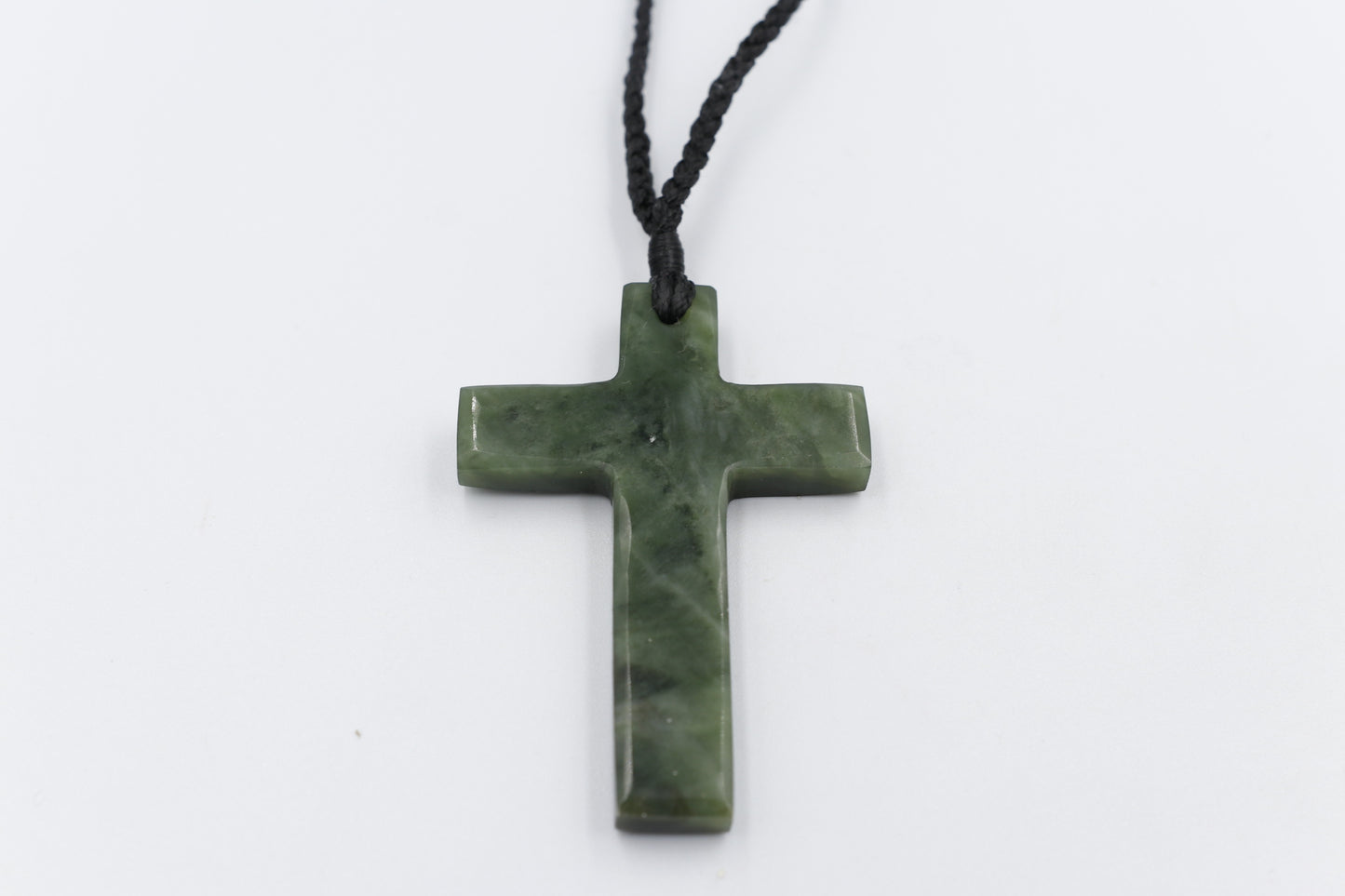 New Zealand Greenstone Cross JP211