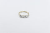 9ct Yellow Gold TDW 1.02ct Lab Grown 5 Stone Diamond Ring SYB1742