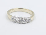 9ct Yellow Gold TDW 0.46ct Lab Grown 5 Stone Diamond Ring