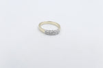 9ct Yellow Gold TDW 0.46ct Lab Grown 5 Stone Diamond Ring