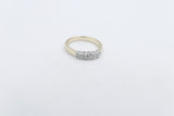 9ct Yellow Gold TDW 0.46ct Lab Grown 5 Stone Diamond Ring