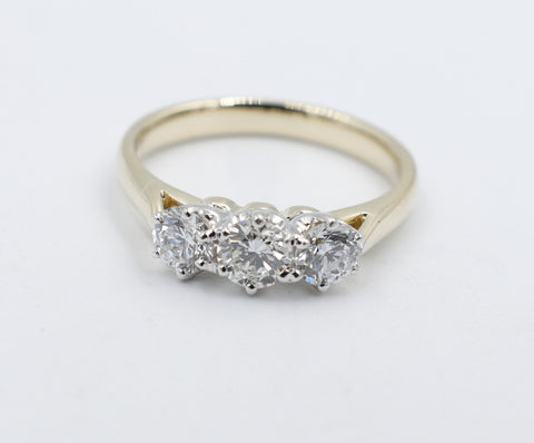 9ct Yellow Gold TDW 1ct Lab Grown Diamond Eternity Ring SYR1867