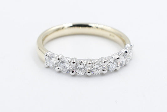 9ct Yellow Gold TDW 1ct Lab Grown Diamond Eternity Ring SYR1649