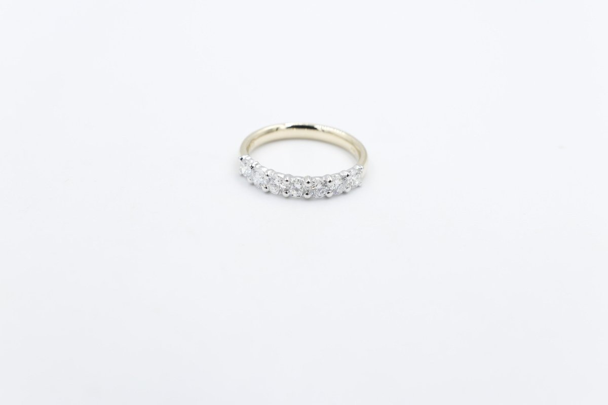 9ct Yellow Gold TDW 1ct Lab Grown Diamond Eternity Ring SYR1649