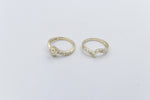 9ct Solid Gold Lab Grown Diamond ring Set SYB2669