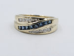 9ct Gold saphhire & Diamond set Ring SYR2955S