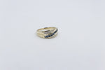 9ct Gold saphhire & Diamond set Ring SYR2955S