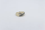 9ct Gold saphhire & Diamond set Ring SYR2955S