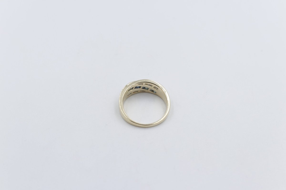 9ct Gold saphhire & Diamond set Ring SYR2955S