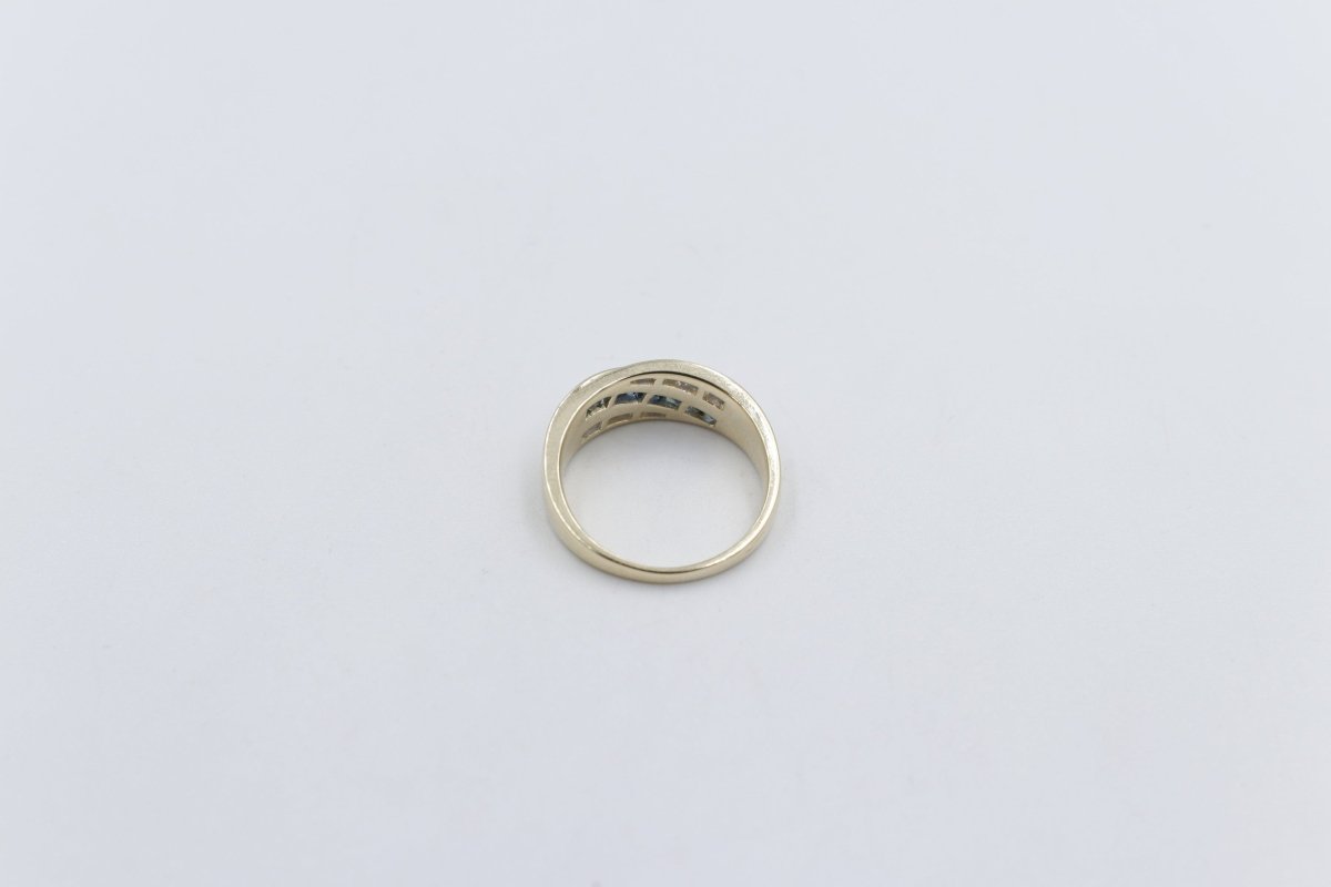 9ct Gold saphhire & Diamond set Ring SYR2955S