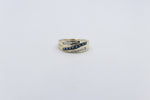 9ct Gold saphhire & Diamond set Ring SYR2955S