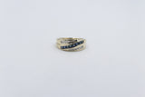 9ct Gold saphhire & Diamond set Ring SYR2955S