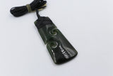 New Zealand Greenstone Toki with Double Koru