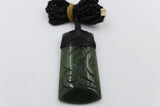 New Zealand Greenstone Engraved Toki 52mm