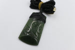 New Zealand Greenstone Engraved Toki 52mm