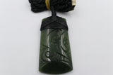 New Zealand Greenstone Engraved Toki 52mm
