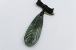 New Zealand Greenstone Drop 60mm