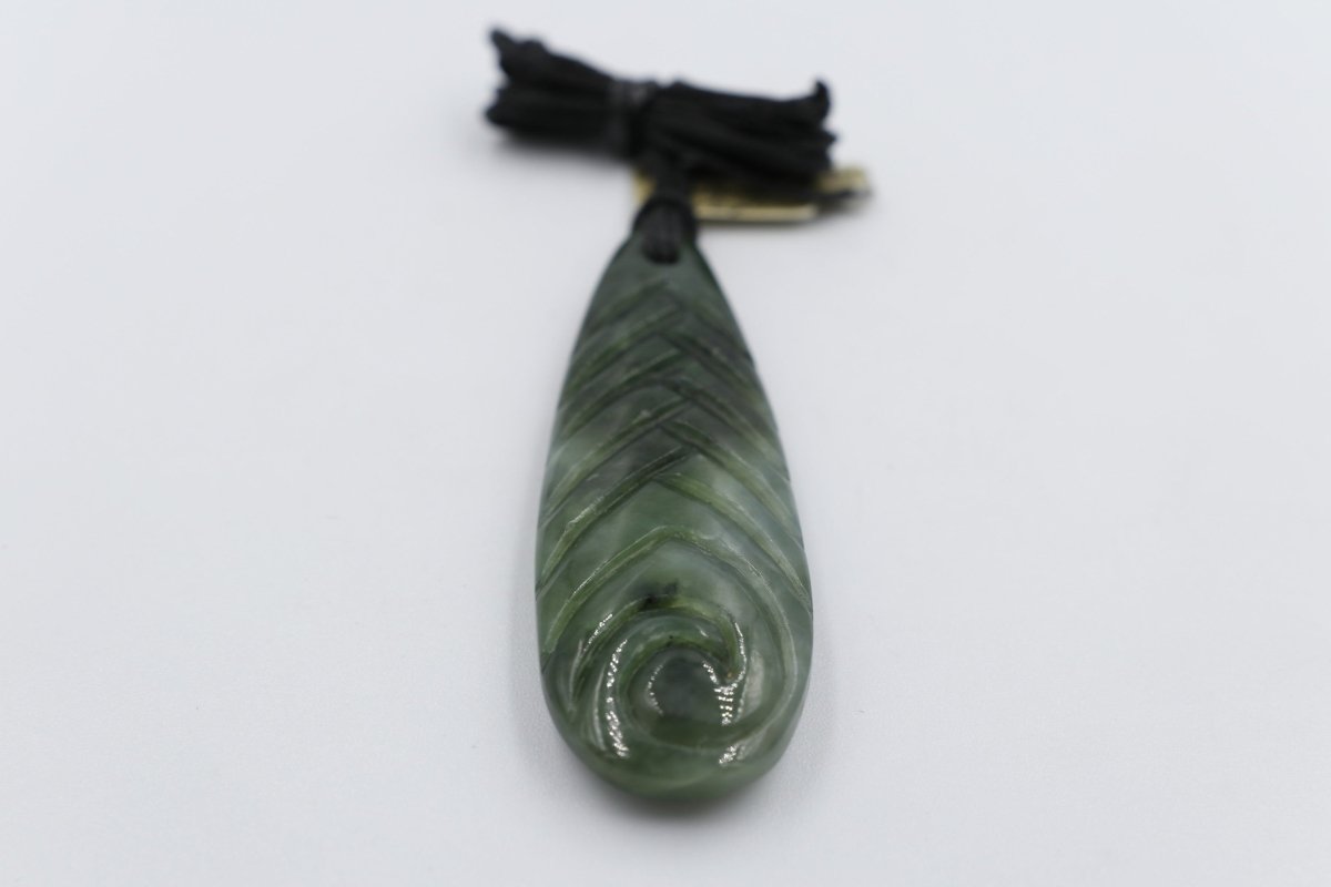 New Zealand Greenstone Drop 60mm