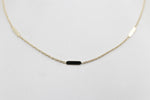 9ct Gold Trace Link Solid round edge Bars 45cm HHX902/4
