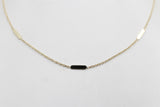 9ct Gold Trace Link Solid round edge Bars 45cm HHX902/4