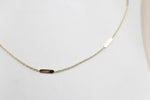 9ct Gold Trace Link Solid round edge Bars 45cm HHX902/4