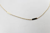9ct Gold Trace Link Solid round edge Bars 45cm HHX902/4