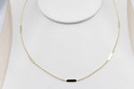 9ct Gold Trace Link Solid round edge Bars 45cm HHX902/4