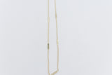 9ct Gold Trace Link Solid round edge Bars 45cm HHX902/4