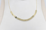 9ct Gold Trace Link with arrow shape pendents HHX802/1