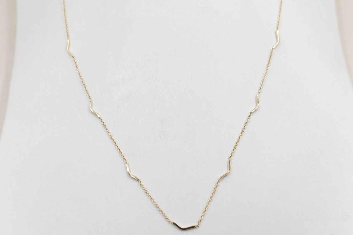 9ct Gold Trace Link with solid curved Links HHY312/1