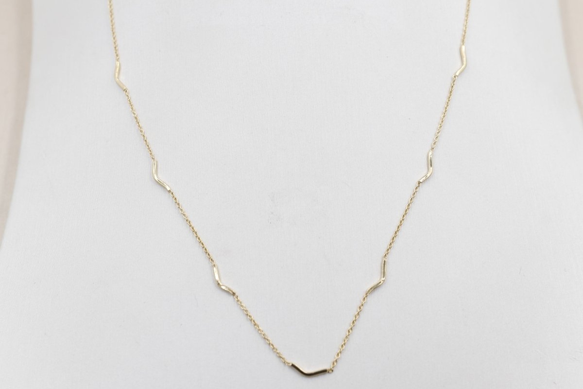 9ct Gold Trace Link with solid curved Links HHY312/1