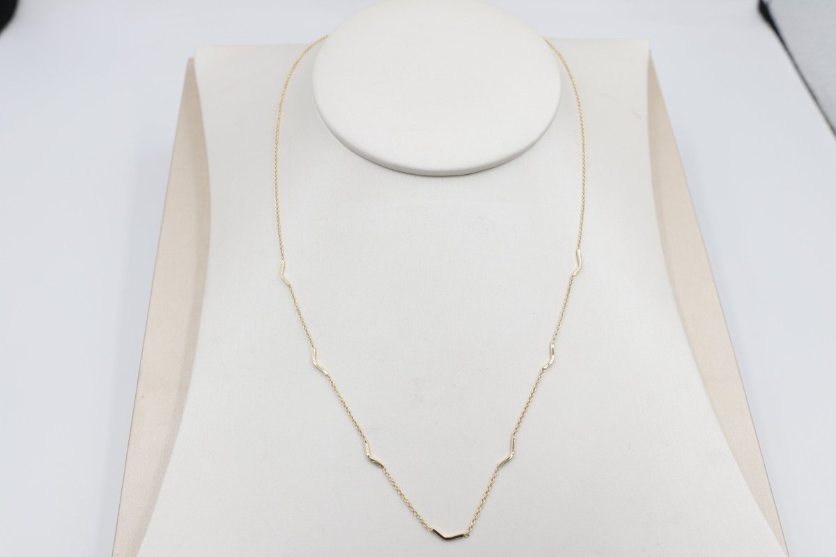 9ct Gold Trace Link with solid curved Links HHY312/1