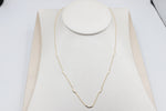9ct Gold Trace Link with solid curved Links HHY312/1
