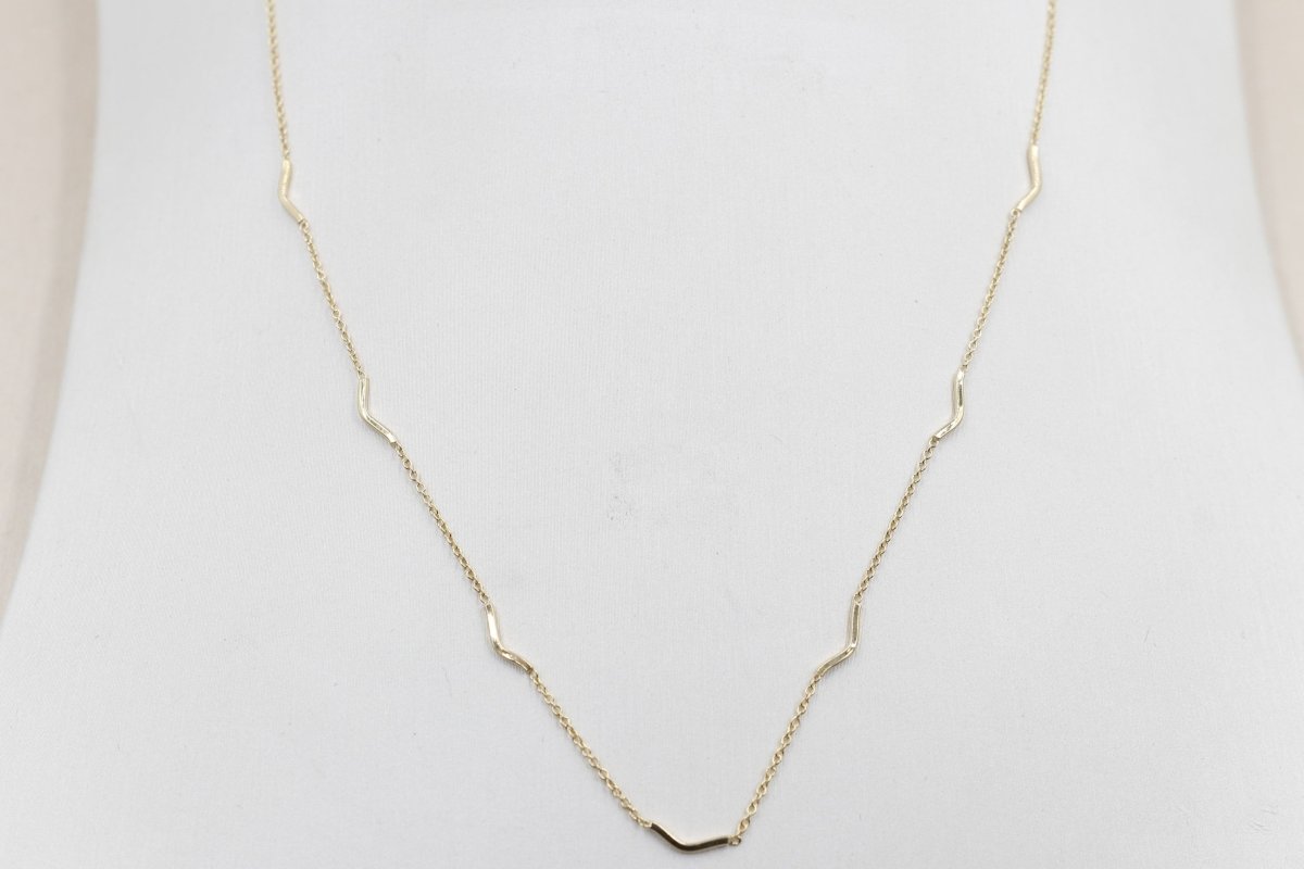 9ct Gold Trace Link with solid curved Links HHY312/1
