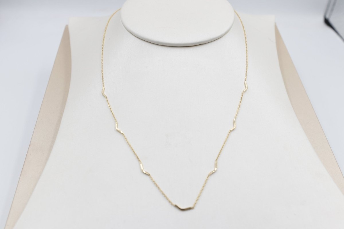 9ct Gold Trace Link with solid curved Links HHY312/1
