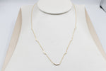 9ct Gold Trace Link with solid curved Links HHY312/1