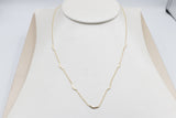 9ct Gold Trace Link with solid curved Links HHY312/1