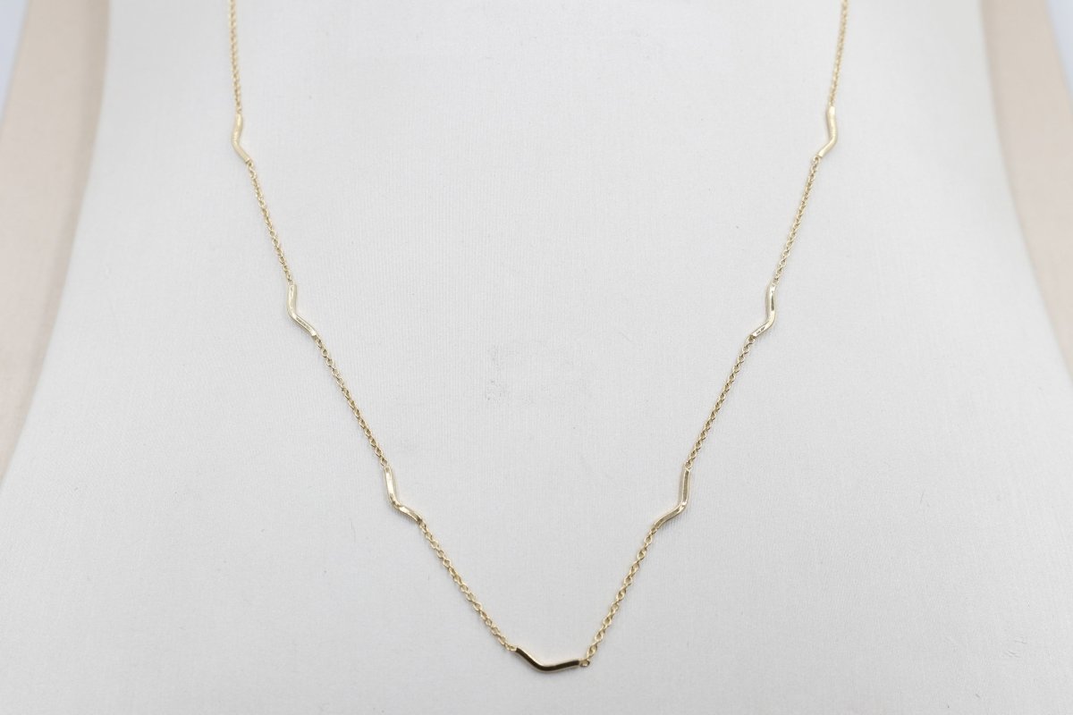 9ct Gold Trace Link with solid curved Links HHY312/1