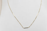 9ct Gold Trace Link with Elongated Links HHY315/1